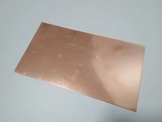 Měděný plech 0,5x100x180mm